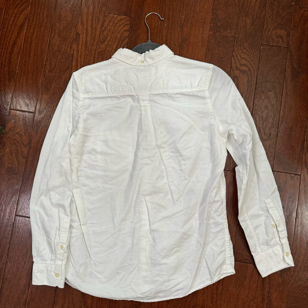 BNWT White Gap Shrunken Boyfriend Women’s Long Sleeve Button Down Size Medium - Picture 5 of 5